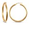 JER179C | 9ct Yellow Gold Hoop Earrings - 3mm Tube