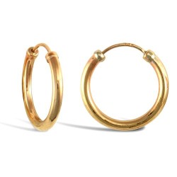 JER741A | 9ct Yellow Gold Hoop Earrings