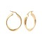 9ct Yellow Gold Polished Twisted Hoop Earrings