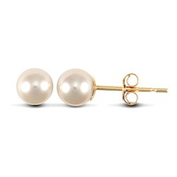 JES151 | Cultured Pearl Stud Earrings