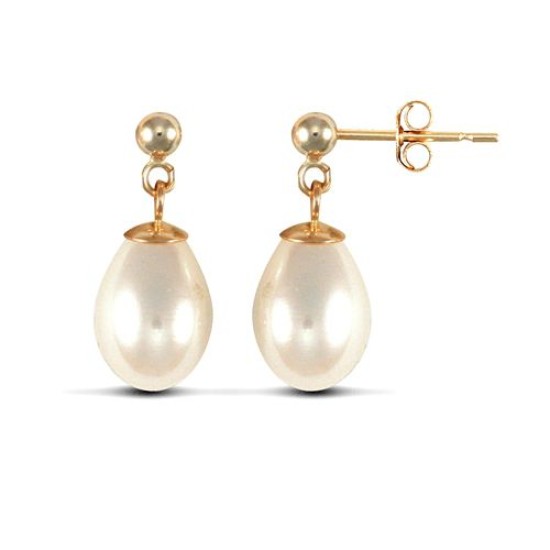 JES185 | Freshwater Pearl Drop Stud Earrings