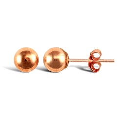 JES315 | 9ct Rose Gold Polished Stud Earrings