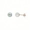 9ct Yellow Gold Austrian Crystal Disco Ball Stud Earrings
