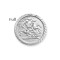 JFD086 | 925 Silver George & Dragon Full Sovereign Size Insert (AFD086)