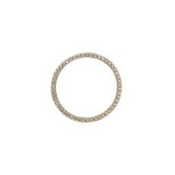 JFD091-H | 9ct Yellow Gold CZ Set Half Sovereign Bezel