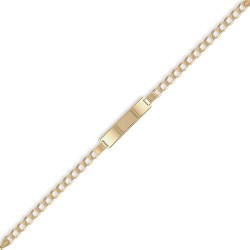 JID005-6.5 | 9ct Yellow Gold Id Bracelet