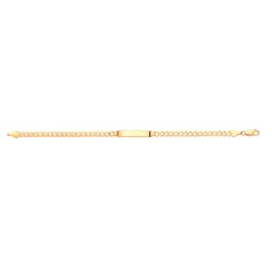 JID006-8.5 | 9ct Yellow Gold Curb ID Bracelet