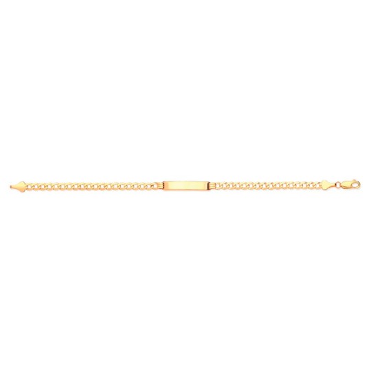 JID006-8.5 | 9ct Yellow Gold Curb ID Bracelet