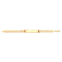 JID009-7.5 | 9ct Yellow Gold Curb ID Bracelet