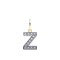 JIN021-Z | 9ct Yellow Gold Cubic Zirconia Initial Pendant