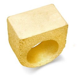 JIR034 | 9ct Yellow Gold Initial Blank Ring