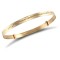 JKB080 | 9ct Yellow 4mm Dia/Cut Maidens Expanding Bangle