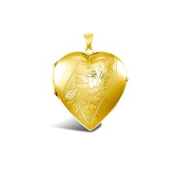 JLC100 | 9ct Yellow Gold Heart Locket