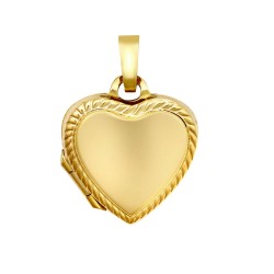JLC129 | 9ct Yellow Gold Heart Locket