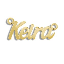 JNP019-Y-1mm | 9ct Yellow Gold Personalised Nameplate