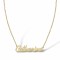 JNP033-Y | 9ct Yellow Personalised Nameplate with 1 name + 16" Chain