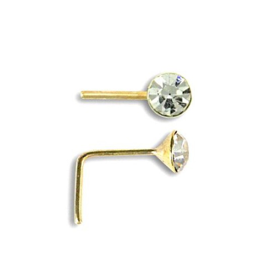JNS056 | 9ct Yellow Gold Nose Stud