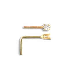 JNS063 | 9ct Yellow Gold Nose Stud