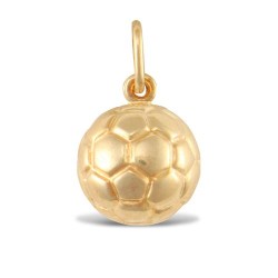JPC235 | 9ct Yellow Gold Football Charm