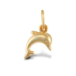 JPC239 | 9ct Yellow Gold Baby Dolphin Charm