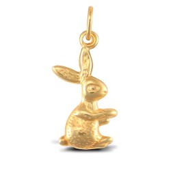 JPC242 | 9ct Yellow Gold Rabbit Charm