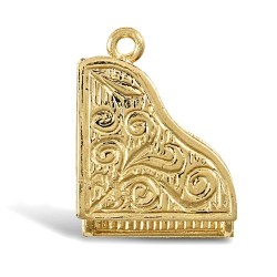 JPD294 | 9ct Yellow Gold Gr And Piano Pendant