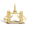 JPD430 | 9ct Yellow Gold Tower Bridge Pendant
