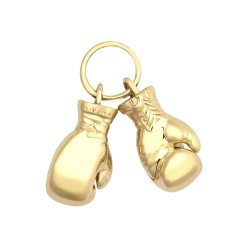 JPD597 | 9ct Yellow Gold Pair Boxing Glove Pendant