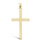 JPX003 | 9ct Yellow Gold Plain Solid Cross
