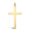JPX004 | 9ct Yellow Gold Plain Solid Cross
