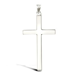 JPX113 | 9ct White Gold Solid Cross