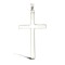 JPX113 | 9ct White Gold Solid Cross