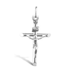 JPX122 | 9ct White Gold Crucifix