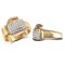 JRN038 | 9ct Yellow Gold Cubic Zirconia Boxing Glove Ring