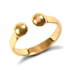 JRN069-I | 9ct Yellow Gold Torque Ring