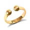 JRN069 | 9ct Yellow Gold Torque Ring