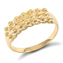 JRN076-M | 9ct Yellow Gold Keeper Ring