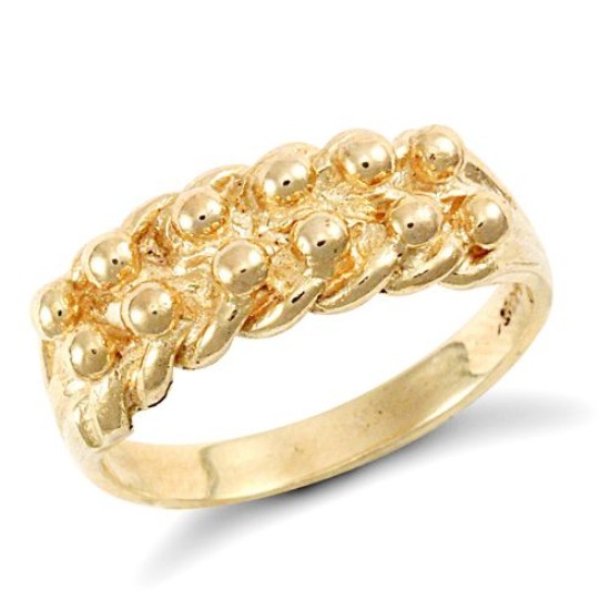 JRN079 | 9ct Yellow Gold Keeper Ring