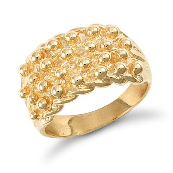 JRN081 | 9ct Yellow Gold Keeper Ring