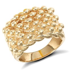 JRN083-T | 9ct Yellow Gold Keeper Ring