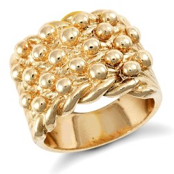 JRN085-T | 9ct Yellow Gold Keeper Ring