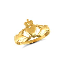 JRN102 | 9ct Yellow Gold Claddagh Ring
