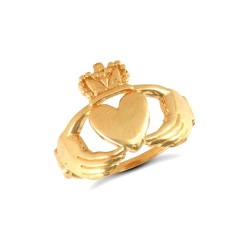 JRN103 | 9ct Yellow Gold Claddagh Ring