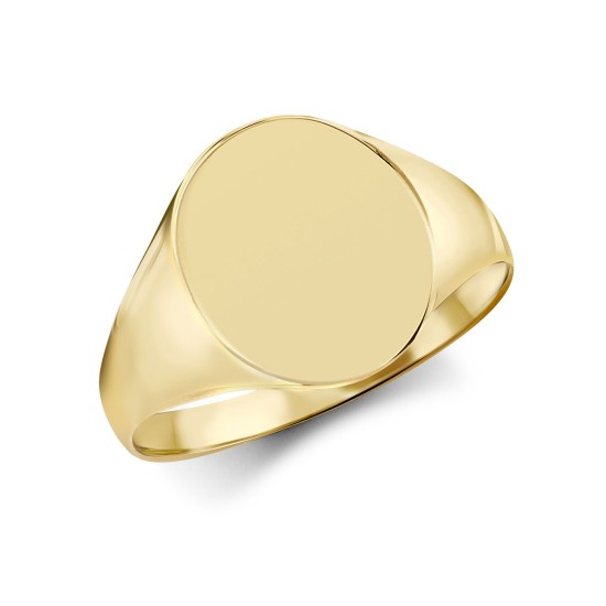 JRN134 | 9ct Yellow Gold Signet Ring