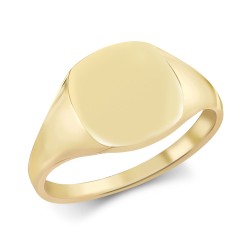 JRN140-N | 9ct Yellow Gold Signet Ring