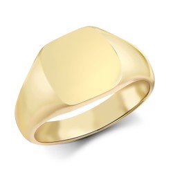 JRN148 | 9ct Yellow Gold Signet Ring