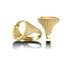 JRN183-T-K | 9ct Yellow Gold Tenth Kruger And Ring
