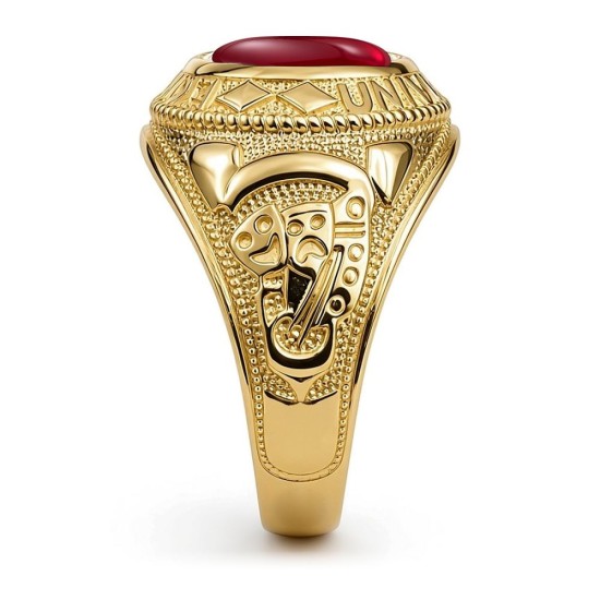 9ct Yellow Gold College Ring