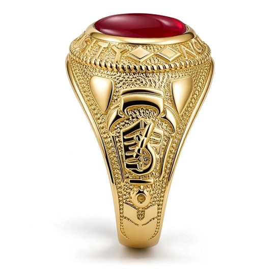9ct Yellow Gold College Ring