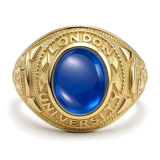 9ct Yellow Gold College Ring